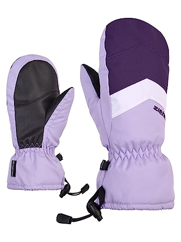 Ziener Kinder LETTERO Ski-Fäustling/Wintersport | wasserdicht atmungsaktiv, sweet lilac, 6 von Ziener