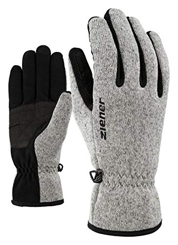 Ziener Kinder LIMAGIOS JUNIOR glove multisport Freizeit- / Funktions- / Outdoor-Handschuhe | atmungsaktiv, gestrickt, grau (grey melange), 6 von Ziener