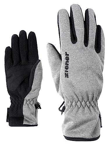 Ziener Kinder LIMPORT Funktions- / Outdoor-Handschuhe | Winddicht atmungsaktiv, grey melange, 6,5 von Ziener