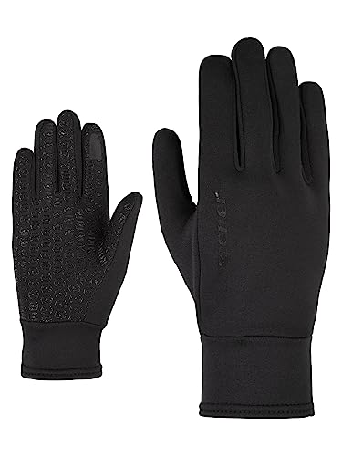 Ziener Kinder LISANTO Junior Multisport Freizeit-/ Funktions-/ Outdoor-Handschuhe | Atmungsaktiv, Touch, Pontetorto, Black, 6,5, 802053, Schwarz von Ziener