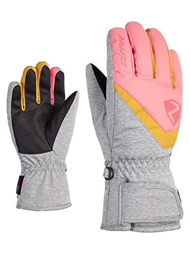 Ziener Kinder LORIKO Ski-Handschuhe/Wintersport | wasserdicht, atmungsaktiv, pink Vanilla, 3 von Ziener