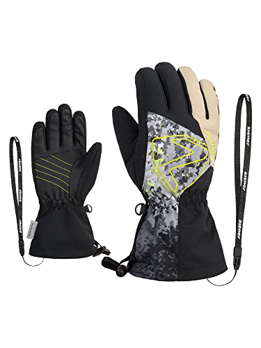 Ziener Kinder Laval Ski-Handschuhe/Wintersport | wasserdicht, extra warm, Wolle, Galaxy Print, 5 von Ziener