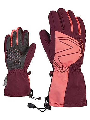 Ziener Kinder Laval Ski-Handschuhe/Wintersport | wasserdicht extra warm Wolle, velvet red, 6 Ziener Kinder Laval Ski-Handschuhe/Wintersport | wasserdicht extra warm Wolle, velvet red, 6 von Ziener