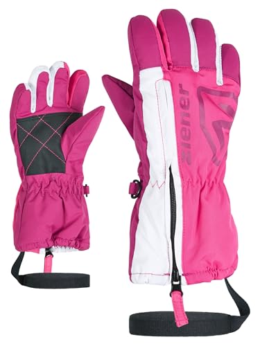 Ziener Kinder Leo Ski-Handschuhe/Wintersport | Langer Reißverschluss, Leash, pop pink, 122 Ziener Kinder Leo Ski-Handschuhe/Wintersport | Langer Reißverschluss, Leash, pop pink, 122 von Ziener