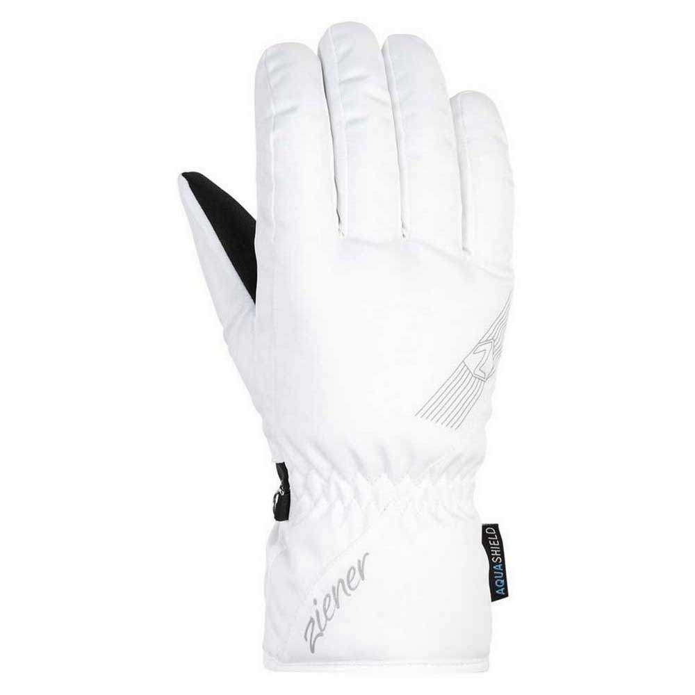 Ziener Korena As Gloves Weiß 7.5 Frau von Ziener