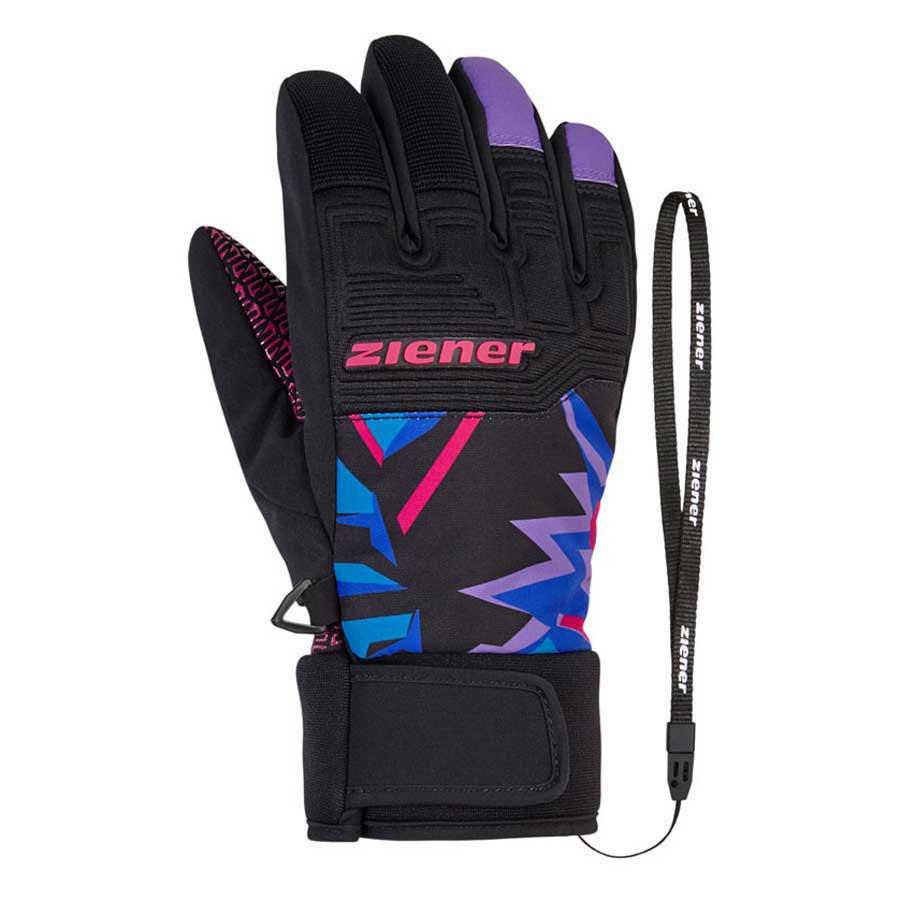 Ziener Lanus As Gloves Schwarz 7 Junge von Ziener