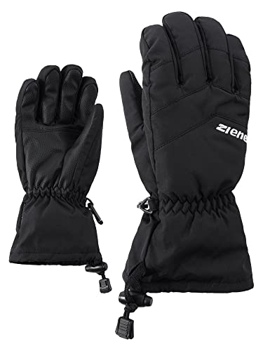 Ziener Kinder LETT AS glove junior Ski-Handschuhe / Wintersport | wasserdicht atmungsaktiv, black, 4,5 von Ziener