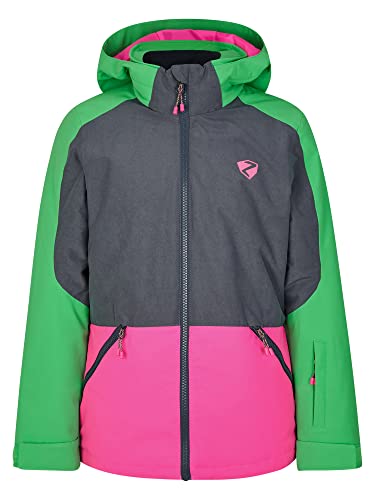 Ziener Mädchen Amely Ski Jacke Winter Jacke wasserdicht winddicht warm, irish green, 104 EU von Ziener