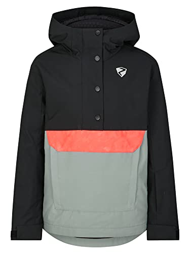 Ziener Mädchen ANEFAY Ski-Jacke, Winter-Jacke | wasserdicht, winddicht, warm, black, 104 von Ziener