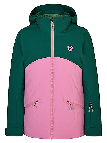 Ziener Mädchen AYLA Ski-Jacke, Winterjacke | wasserdicht, winddicht, warm, fuchsia pink, 152 von Ziener