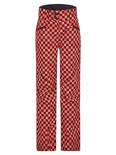 Ziener Mädchen Alin Ski-Hose, Schnee-Hose | wasserdicht, Winddicht, warm, Chessboard Print, 140 von Ziener