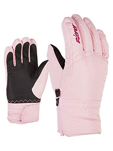 Ziener Mädchen LAYA PR GIRLS Ski-Handschuhe/Wintersport | Warm, Atmungsaktiv, Rose, 5 von Ziener