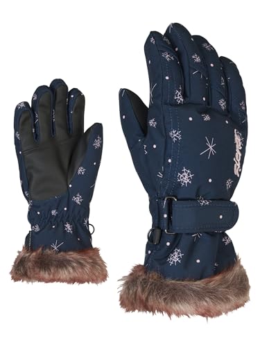 Ziener Mädchen LIM Ski-Handschuhe/Wintersport | warm atmungsaktiv, snowcrystal print, 5,5 Ziener Mädchen LIM Ski-Handschuhe/Wintersport | warm atmungsaktiv, snowcrystal print, 5,5 von Ziener