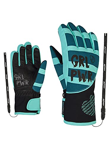 Ziener Mädchen LIWA Ski-Handschuhe/Wintersport | wasserdicht, Primaloft, modisch, Blue sea.arcadian Green, 4 Ziener Mädchen LIWA Ski-Handschuhe/Wintersport | wasserdicht, Primaloft, modisch, Blue sea.arcadian Green, 4 von Ziener