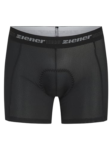 Ziener Damen NENZI X-Function Fahrrad-Unterhose/Rad-Innenhose/Mountainbike-Unterwäsche - sehr atmungsaktiv|gepolstert|schnelltrocknend|elastisch, Black, 46 Ziener Damen NENZI X-Function Fahrrad-Unterhose/Rad-Innenhose/Mountainbike-Unterwäsche - sehr atmungsaktiv|gepolstert|schnelltrocknend|elastisch, Black, 46 von Ziener