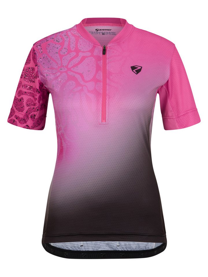 Ziener Radtrikot NELENIA shirt lady MAGENTA Ziener Radtrikot NELENIA shirt lady MAGENTA von Ziener