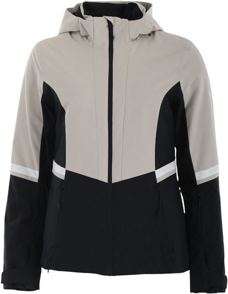 Ziener Skijacke ZIENER PANKA_BR Jacke black/silver beige Ziener Skijacke ZIENER PANKA_BR Jacke black/silver beige von Ziener