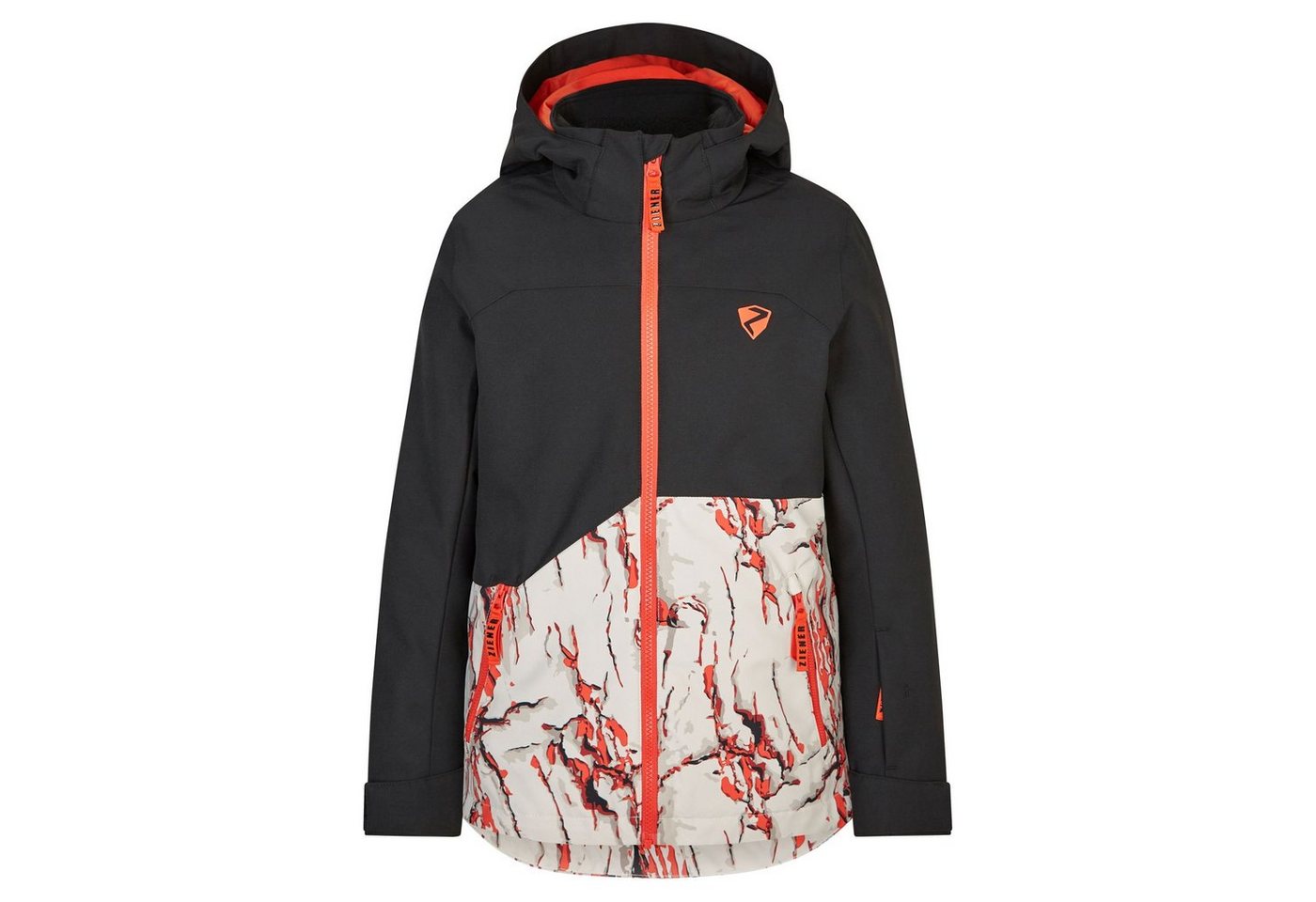 Ziener Skijacke Ziener Skiwear Ski ANDERL cliff print von Ziener