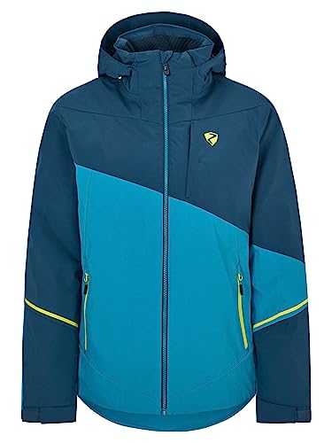 Ziener Herren TIMPA Ski-Jacke/Snowboard-Jacke | atmungsaktiv, wasserdicht, teal crystal, 50 von Ziener