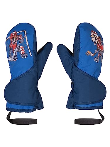 Ziener Unisex – Babys LEMMI Skihandschuhe, estate blue, 86cm von Ziener