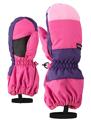 Ziener Unisex – Babys LIWI Skihandschuhe für Kinder, pop pink, 80cm von Ziener