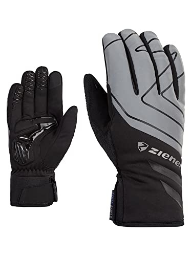 Ziener Unisex DALY Fahrradhandschuhe, Winter |wasserdicht, Soft-Shell, gepolstert, Black.metallic Silver, 8,5 Ziener Unisex DALY Fahrradhandschuhe, Winter |wasserdicht, Soft-Shell, gepolstert, Black.metallic Silver, 8,5 von Ziener