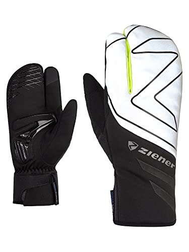 Ziener Unisex DALYO Fahrradhandschuhe, Winter |wasserdicht, Soft-Shell, gepolstert, Black.Poison Yellow, 8 Ziener Unisex DALYO Fahrradhandschuhe, Winter |wasserdicht, Soft-Shell, gepolstert, Black.Poison Yellow, 8 von Ziener