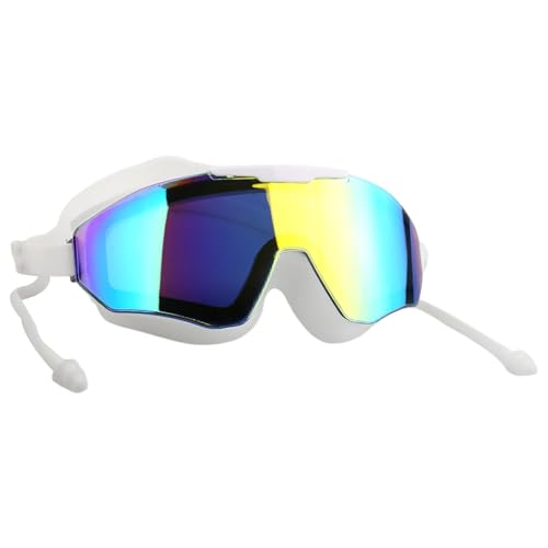 Schwimmbrille mit Anti-Beschlag-Beschichtung, Schwimmbrille mit breiter Sicht, vollständige Schutzbrille ohne Auslaufen, breite Sicht, zusätzliche Silikonschicht, für Schwimmbad von Ziennhu