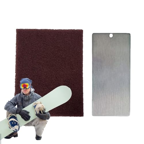 Ziennhu Snowboardwachsschaber, Skiwachsentferner,Robuster Surf-Wachsschaber, Snowboard-Wachs-Set - Praktisches Wachswerkzeug, Snowboard-Wartungswerkzeug für den Wintersport von Ziennhu