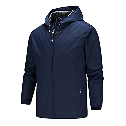 B Ware, Skijacke Herren Winter Winterjacke - Snowboardjacke Wasserdicht Wanderjacke Gefütterte Softshelljacke Jacke Mit Abnehmbarer Kapuze Für Wandern Männer von Zilosconcy