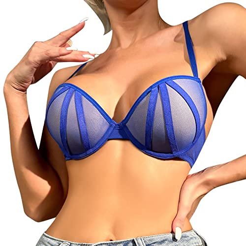 BHS Ohne Bügel Push Up Für Damen Softschalen Bustier Spitze Guter Halt Bügelloser Sport BH Gepolstert Spitzen Bra Weich Seamless Stretch Mittel Schlaf Klassische Top Alltag Yoga von Zilosconcy