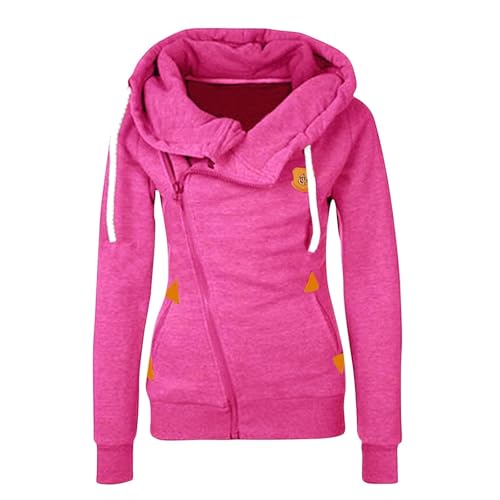 Black Friday, Sweatjacke Damen Dicke Kapuzenjacke - Herbstmantel Zipper Denübergang Arbeitsjacke Für Frauen Kapuzenpullover Casual Jacke Winter Reißverschluss Übergangsjacke von Zilosconcy