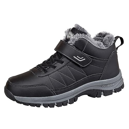 Black Friday, Winterschuhe Herren Winter Barfussschuhe - Winterstiefel Warme Stiefel Winterboots Fur Manner Schneestiefel Outdoor Boots rutschfeste Stiefelettenwinterstiefel von Zilosconcy