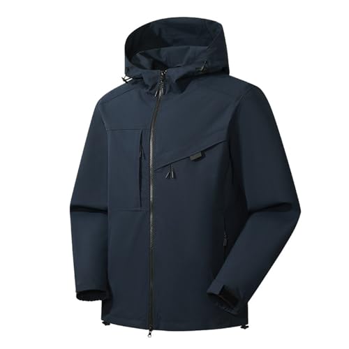 Black Friday Angebote 2024, Skijacke Herren Winddichte Winterjacke - Wanderjacke Wasserdicht Snowboardjacke Gefütterte Übergangsjacke Fleece-Futter Ski Regenmantel Mit Kapuze Männer von Zilosconcy