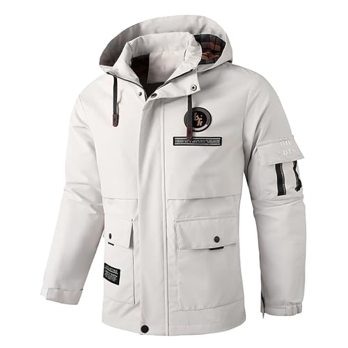 Black Friday Angebote 2024, Winterjacke Herren Winddichte Skijacke - Wanderjacke Wasserdicht Snowboardjacke Gefütterte Regenjacken Jacke Mit Abnehmbarer Kapuze Für Wandern Männer von Zilosconcy