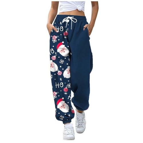 Blitzangebote des Tages, Halloween Hose Damen High Waist Jogginghose - Baggy Hosen Sweatpants Freizeithose Casual Sporthose Lose Winter Fasching von Zilosconcy