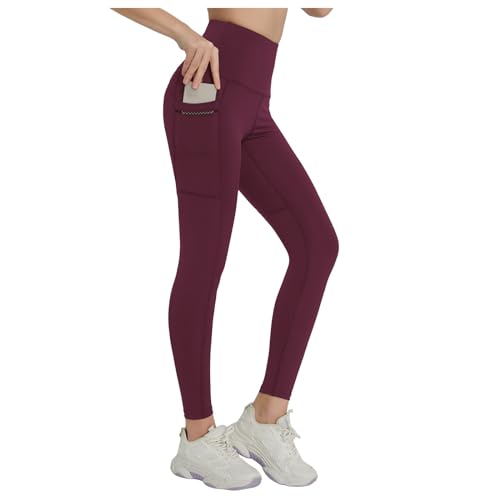 Cellulite Leggings, Sport Leggings Damen Lang Kompressionsleggins - Seamless Anti Cellulite Leggings High Waist Yogahose Frauen Elastische Weich Shaping Leggings Push Up Blickdicht Sporthose von Zilosconcy