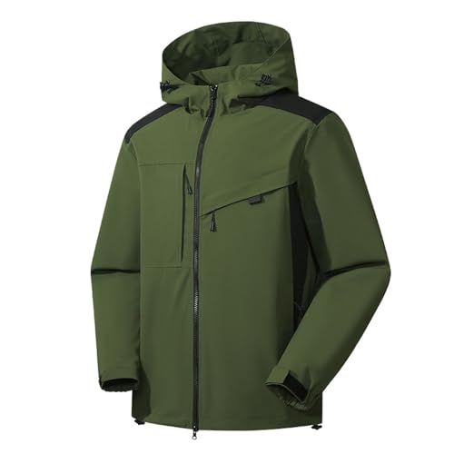 Deals of The Day, Skijacke Herren Winddichte Winterjacke - Wanderjacke Wasserdicht Snowboardjacke Gefütterte Übergangsjacke Fleece-Futter Ski Regenmantel Mit Kapuze Männer von Zilosconcy