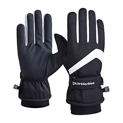 Fahrradhandschuhe Herren Winter, Winterhandschuhe Herren wasserdichte Skihandschuhe - Fahrradhandschuhe Winddicht Frostfit Thermo Handschuhe Winter Warme Snowboard Handschuhe von Zilosconcy