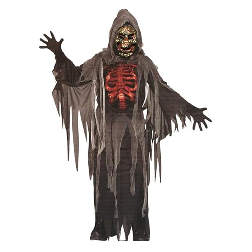 Geister Kostüm Damen, Halloween Kostüm Herren Geist Erwachsene Geister Damen - Geisterkostüm Gespenst Gruselig Cape Outfit Für Damen, Gruseliger Sensenmann von Zilosconcy