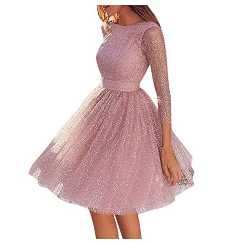 Glitzerkleid Damen, Glitzerkleid Damen Glitzer Paillettenkleid - Silvester Kleid Elegant Abendkleider Festliche Rockabilly Weihnachtskleid Frauen Kleider Schöne Hochzeitskleid Partykleider von Zilosconcy