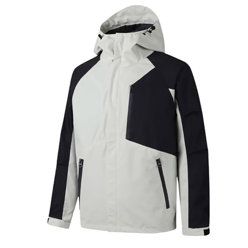 Herren Winterjacke Sale, Winterjacke Herren Wasserdicht Skijacke - Snowboardjacke Winter Wanderjacke Winddichte Übergangsjacke Fleece-Futter Ski Regenmantel Mit Kapuze Männer von Zilosconcy