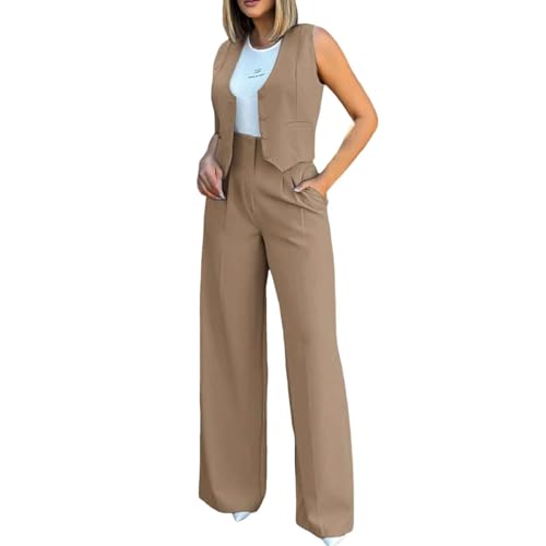 Hosenanzüge Für Damen, Hosenanzüge Damen Elegant Hochzeit Zweiteiler - Brautmutter Anzug Festlich Jumpsuits 2 Teiler Lässig Festlich Kleider Frauen Mode Hosen Anzug Cocktail Partyanzug von Zilosconcy