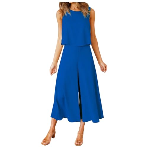 Hosenanzüge Für Damen, Hosenanzüge Damen Elegant Hochzeit Zweiteiler - Jumpsuits Festlich Brautmutter Anzug Große Größen Lässig Overall Frauen Casual Hosen Anzug Cocktail Party Outfit von Zilosconcy