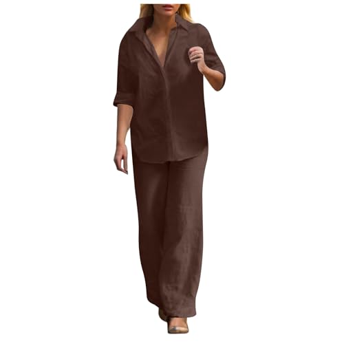 Hosenanzug Damen Elegant, Hosenanzüge Damen Elegant Hochzeit Zweiteiler - Brautmutter Anzug Festlich Jumpsuits Große Größen Casual Hosen Anzug Frauen Mode Overall Cocktail Party Outfit von Zilosconcy