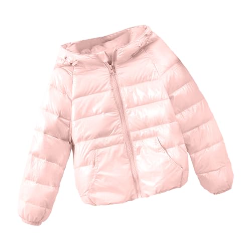 Jacke Mädchen, Winterjacke Mädchen Jungen Leichte Steppjacke - Kapuzenjacke Gefüttert Kinder Jacke Baby Schneejacke Outdoor Übergangsjacke Reißverschluss Mit Taschen von Zilosconcy