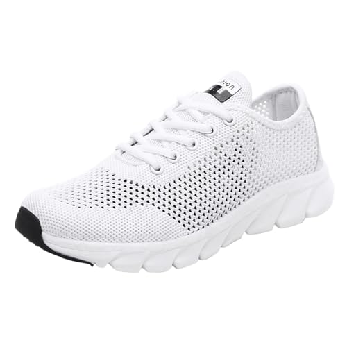 Joggingschuhe Damen, Laufschuhe Damen Atmungsaktiv Joggingschuhe - Turnschuhe Leichtgewichts Hallenschuhe Frauen Outdoor Weich Tennisschuhe Memory Foam Slip On Sneakers Mesh Walkingschuhe von Zilosconcy