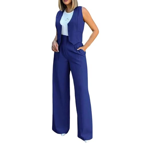 Jumpsuit Damen Elegant Festlich, Hosenanzüge Damen Elegant Hochzeit Zweiteiler - Brautmutter Anzug Festlich Jumpsuits 2 Teiler Lässig Festlich Kleider Frauen Mode Hosen Anzug Cocktail Partyanzug von Zilosconcy