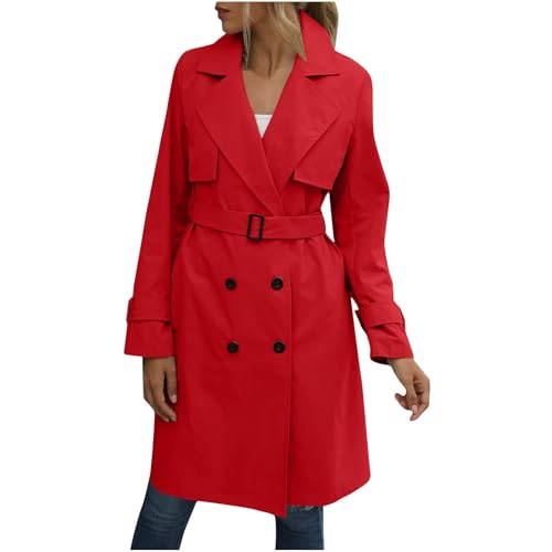 Kurzmantel Wolle Damen, Trenchcoat Damen Elegant Dufflecoat - Boucle Mantel Winddichter Herbstmantel Winter Wollmantel Für Frauen Übergangsjacke Wintermantel Warme Wolljacke Windjacke von Zilosconcy