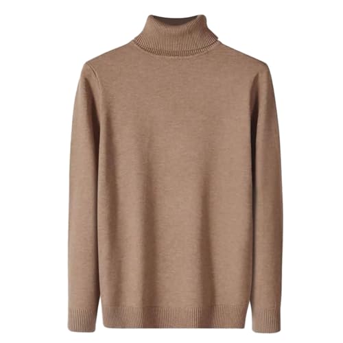 Kuscheliger Rollkragenpullover, Rollkragenpullover Damen Oversize Pullover Zopfmuster Weißer - Turtleneck Dicker Rollkragenshirt Woll Unterziehrolli Baumwolle Cashmere Kaschmir von Zilosconcy